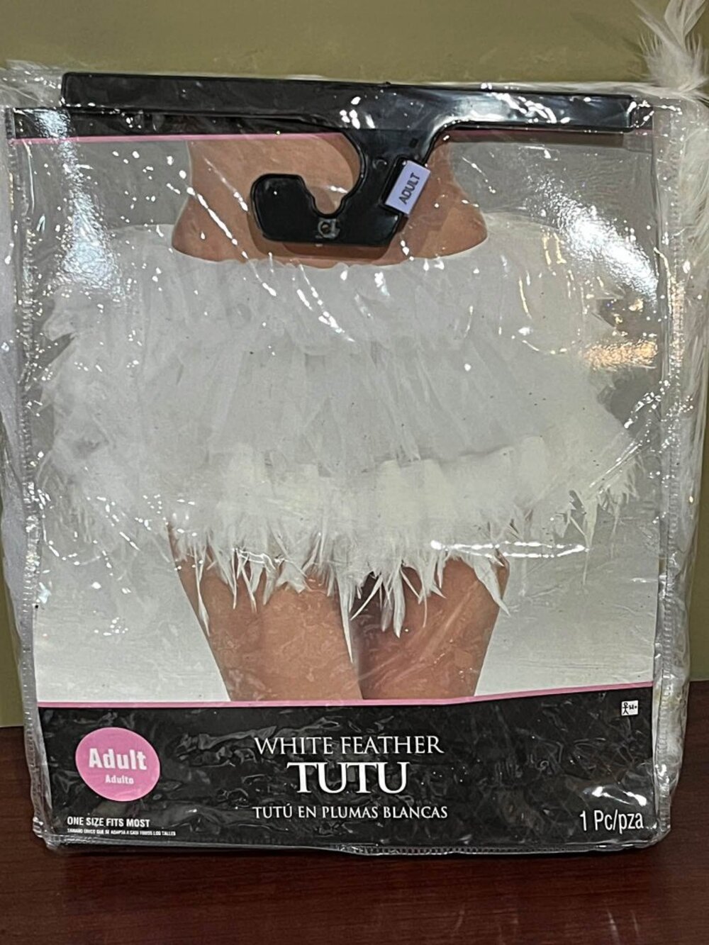 3/$15.00 Adult White Feather Tutu Costume OSFM